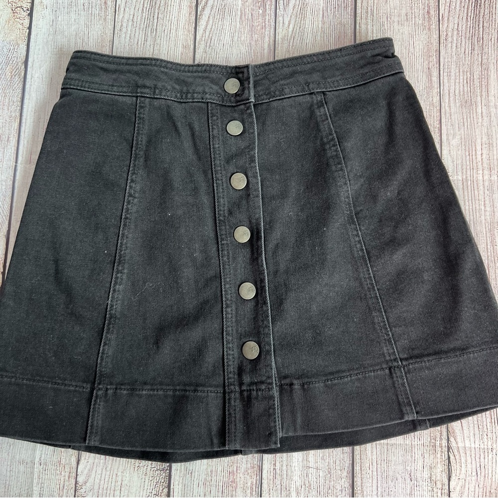 MADEWELL Black Denim Skirt 2